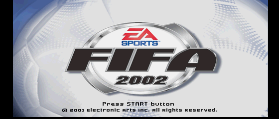 FIFA 2002 Title Screen